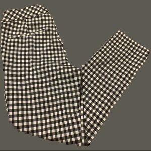 H&M gingham/plaid pants